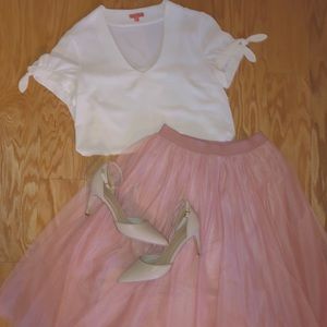 Pink Tulle Skirt